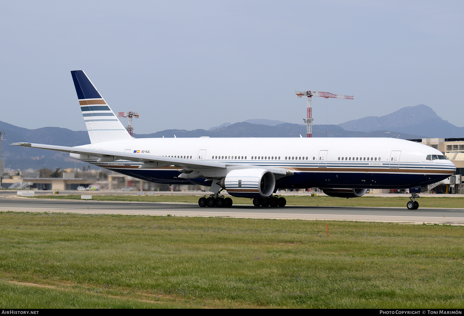 Aircraft Photo of EC-OJL | Boeing 777-219/ER | Privilege Style | AirHistory.net #798101