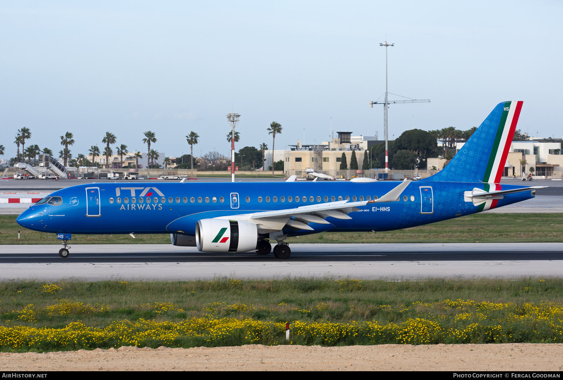 Aircraft Photo of EI-HHS | Airbus A220-300 (BD-500-1A11) | ITA Airways | AirHistory.net #798161