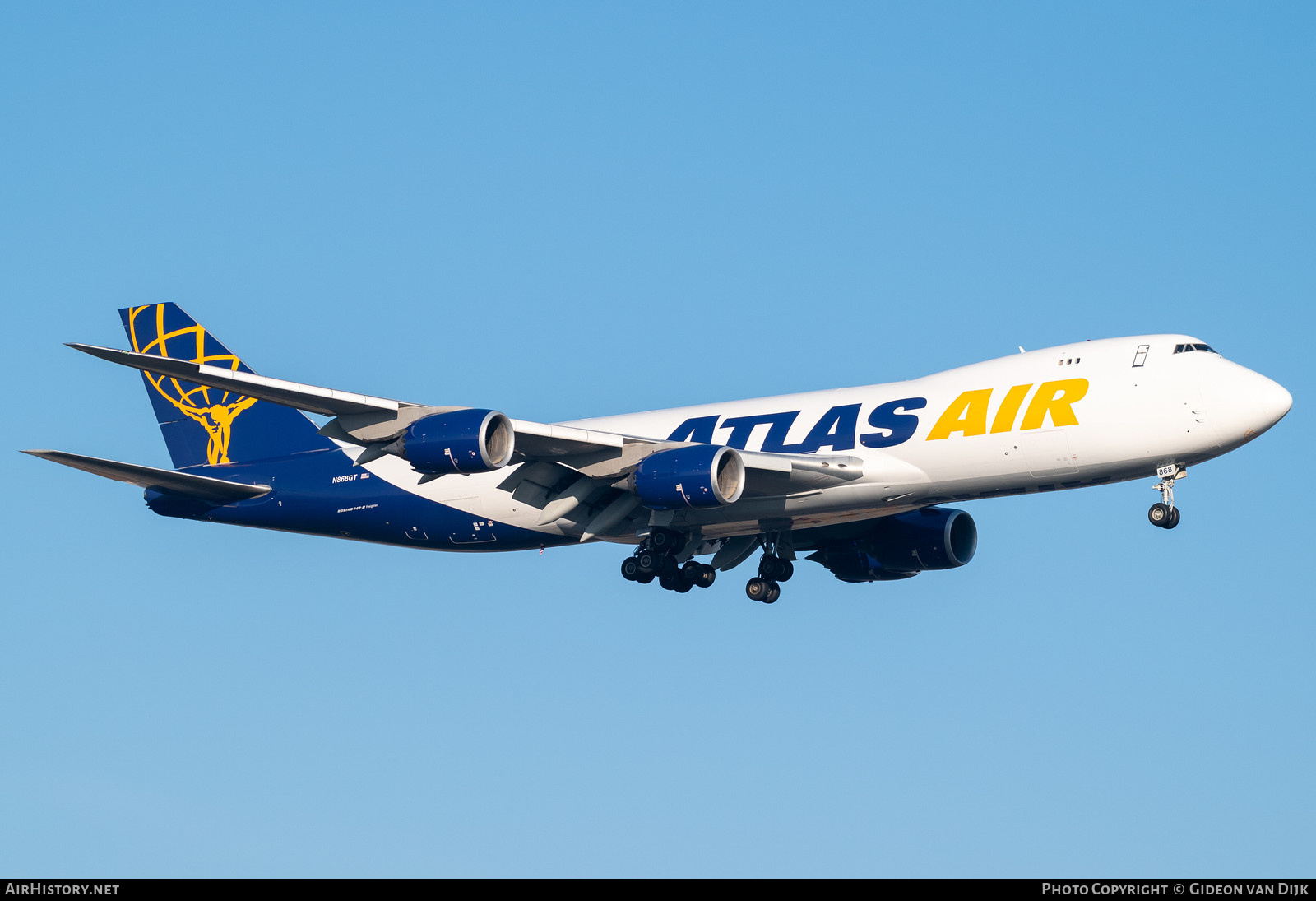 Aircraft Photo of N868GT | Boeing 747-83QF/SCD | Atlas Air | AirHistory.net #798225