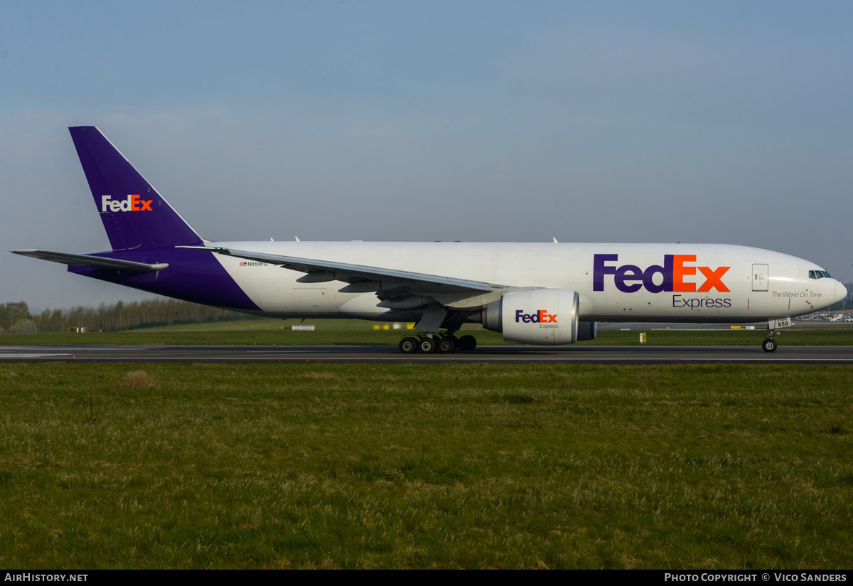 Aircraft Photo of N859FD | Boeing 777-FS2 | FedEx Express - Federal Express | AirHistory.net #798236