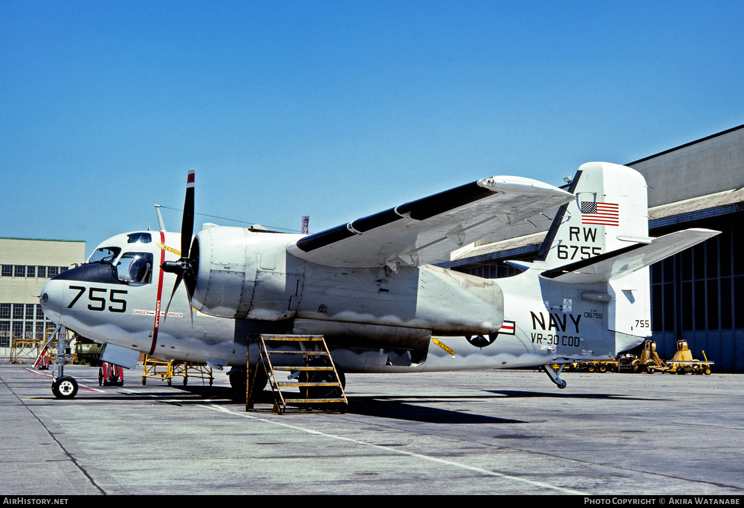 Aircraft Photo of 136755 / 6755 | Grumman C-1A Trader | USA - Navy | AirHistory.net #798315