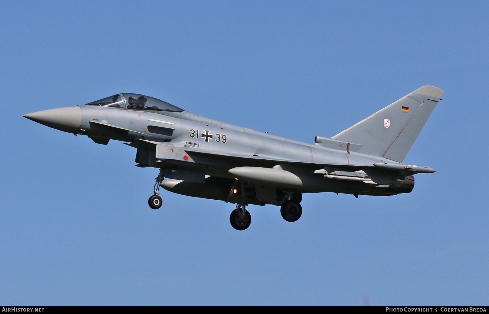Aircraft Photo of 3139 | Eurofighter EF-2000 Typhoon S | Germany - Air Force | AirHistory.net #798386