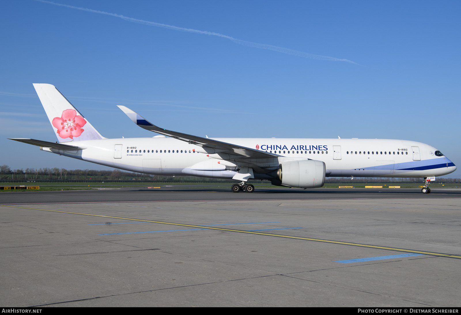 Aircraft Photo of B-18912 | Airbus A350-941 | China Airlines | AirHistory.net #798425
