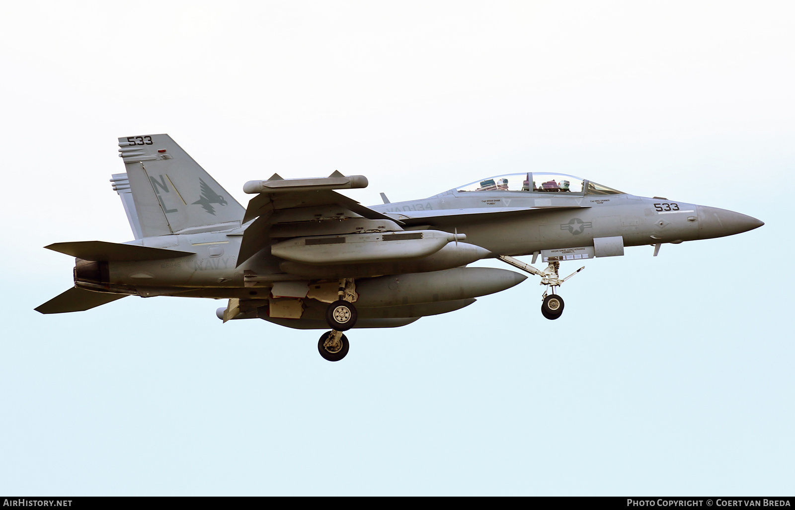 Aircraft Photo of 166946 | Boeing EA-18G Growler | USA - Navy | AirHistory.net #798463