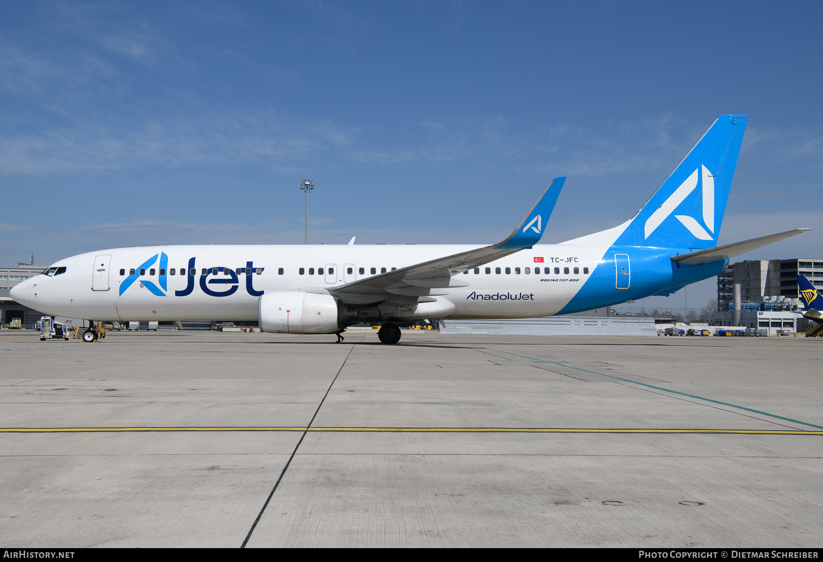 Aircraft Photo of TC-JFC | Boeing 737-8F2 | AJet - AnadoluJet | AirHistory.net #798472