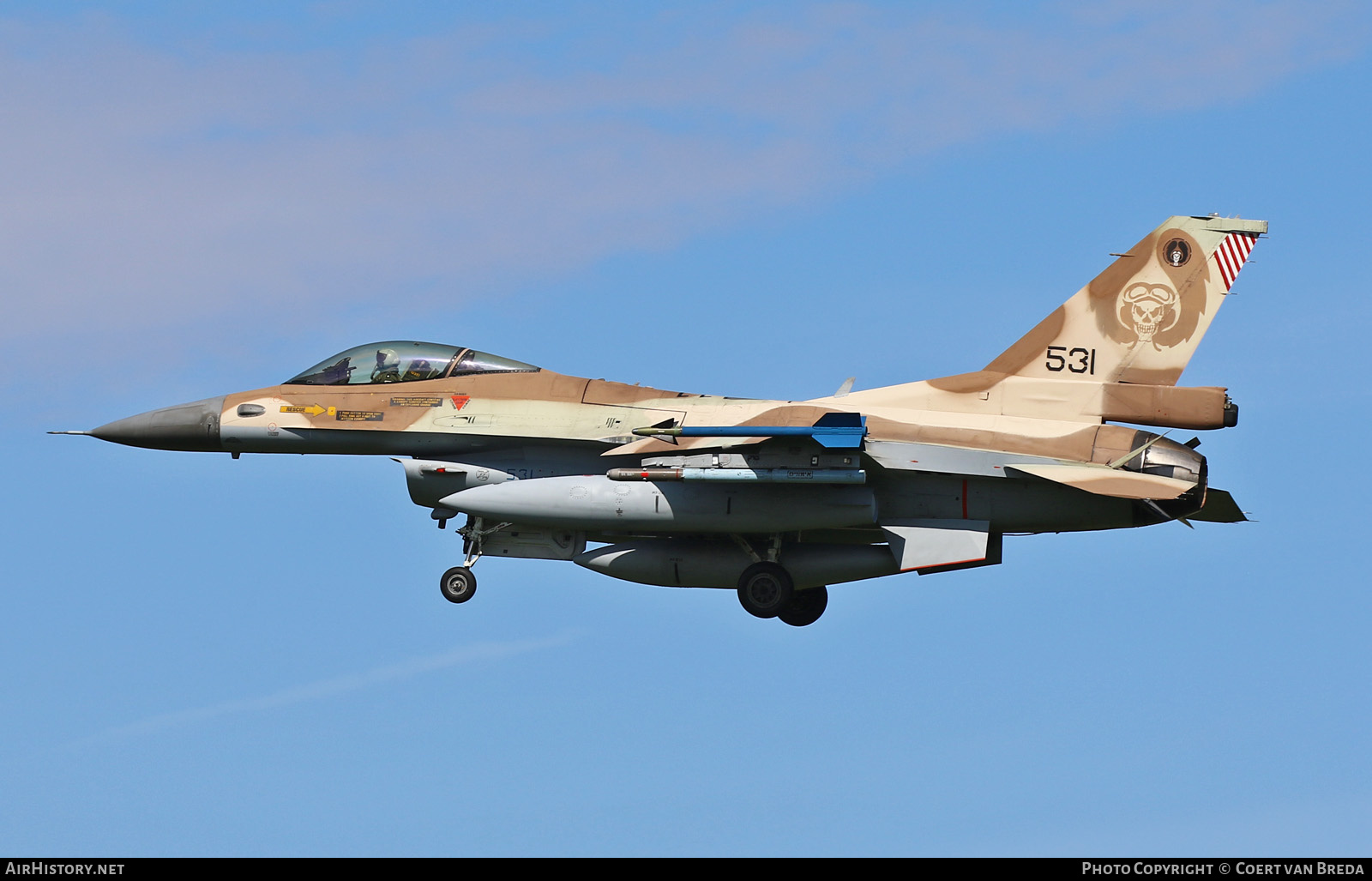 Aircraft Photo of 531 | General Dynamics F-16C Barak | Israel - Air Force | AirHistory.net #798488