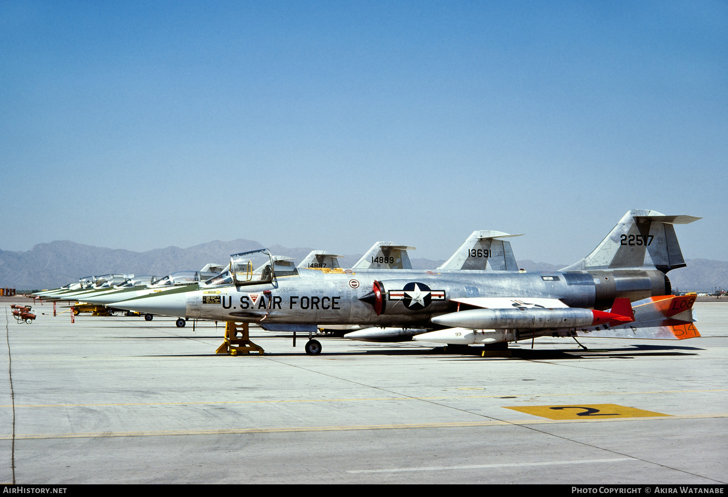 Aircraft Photo of 67-22517 / 22517 | Lockheed F-104G Starfighter | USA - Air Force | AirHistory.net #798511