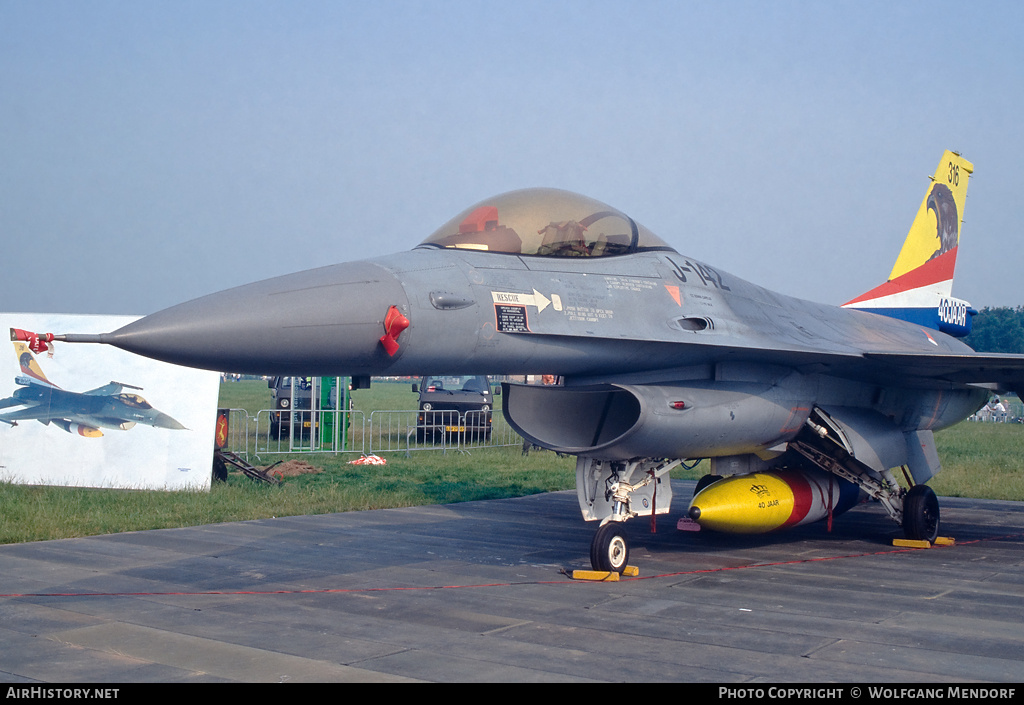 Aircraft Photo of J-142 | General Dynamics F-16AM Fighting Falcon | Netherlands - Air Force | AirHistory.net #798513