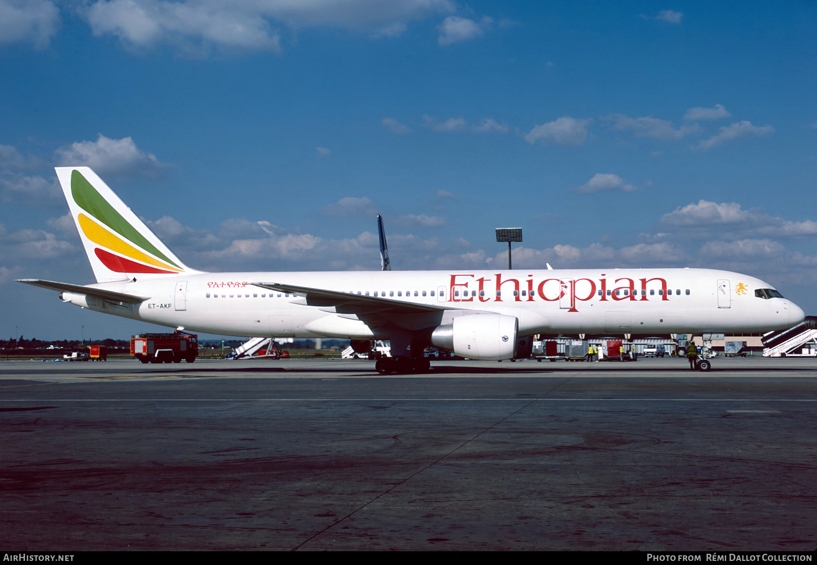 Aircraft Photo of ET-AKF | Boeing 757-260 | Ethiopian Airlines | AirHistory.net #798606