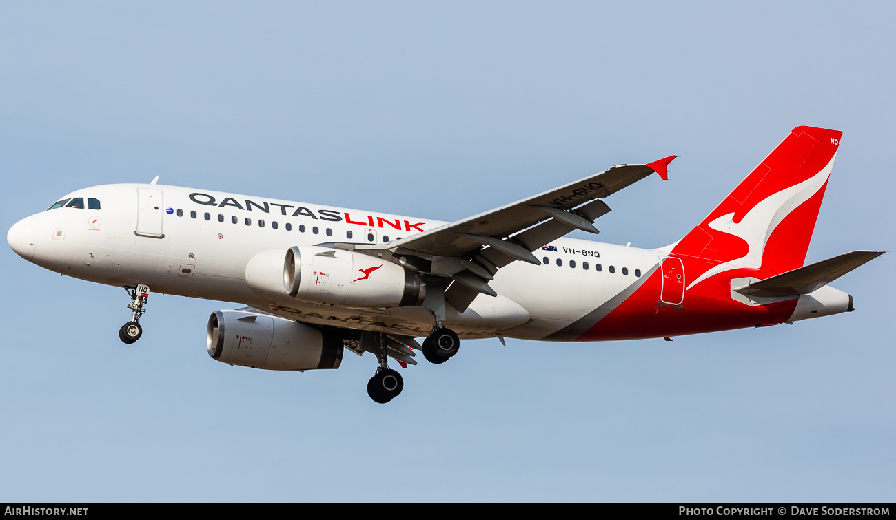 Aircraft Photo of VH-8NQ | Airbus A319-132 | QantasLink | AirHistory.net #798616