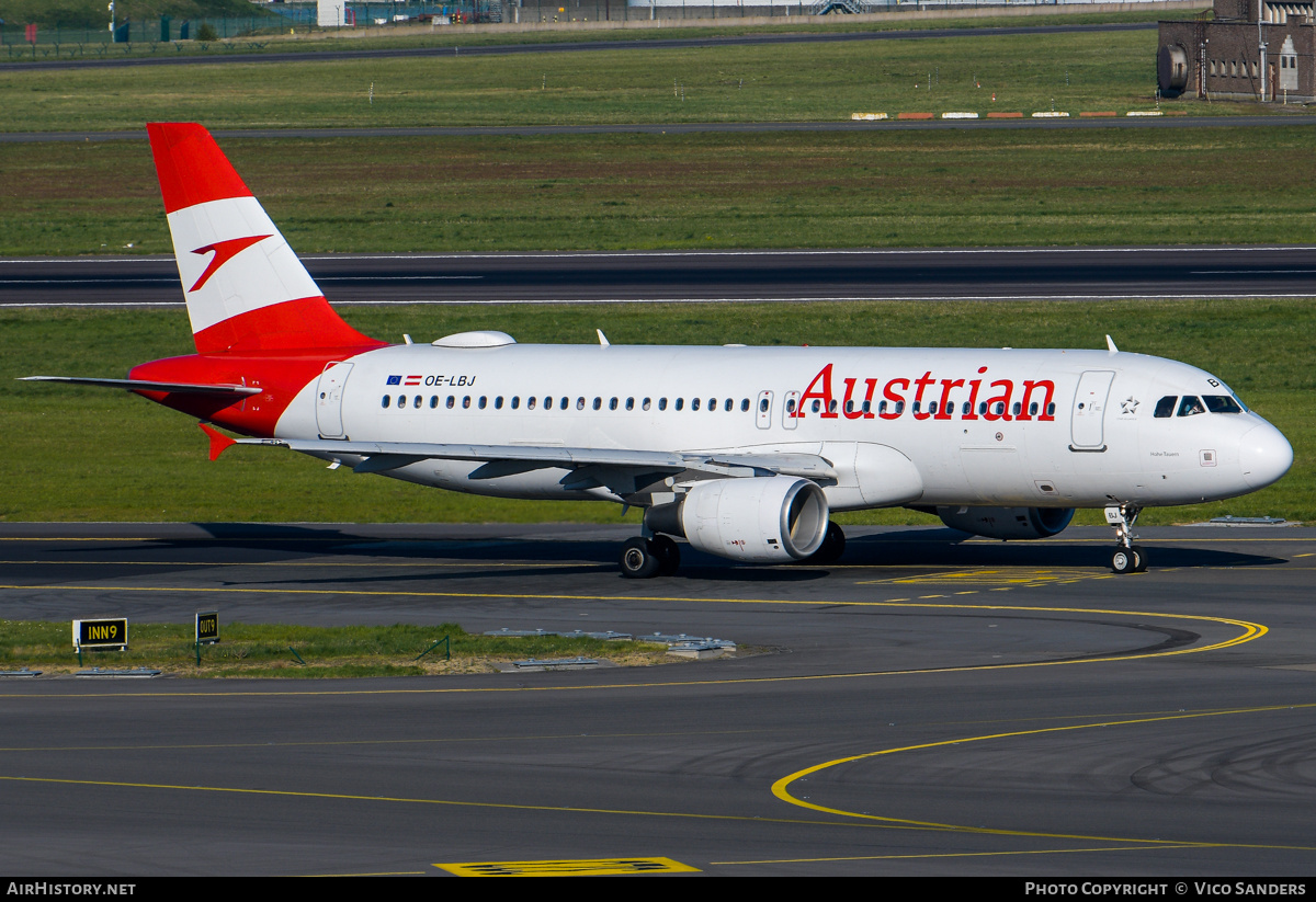 Aircraft Photo of OE-LBJ | Airbus A320-214 | Austrian Airlines | AirHistory.net #798623