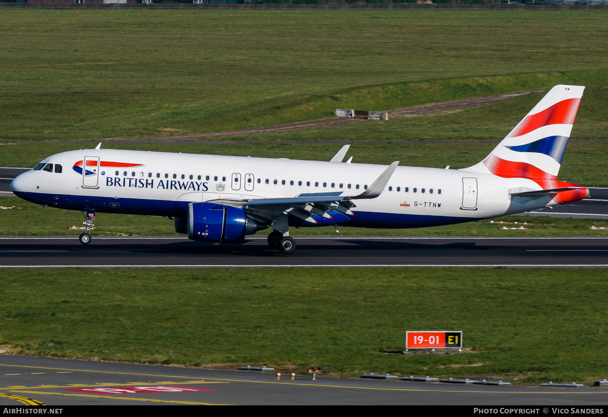 Aircraft Photo of G-TTNW | Airbus A320-251N | British Airways | AirHistory.net #798625