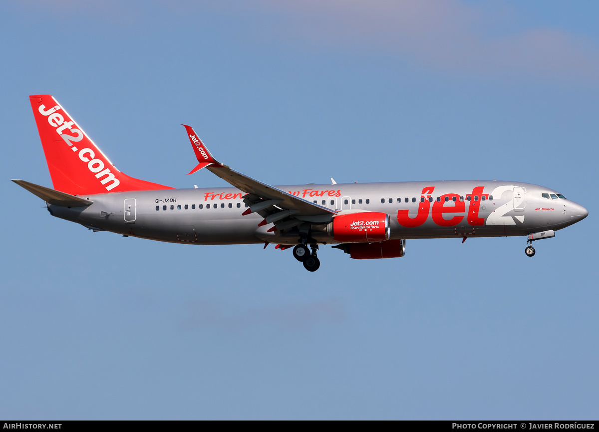 Aircraft Photo of G-JZDH | Boeing 737-8AL | Jet2 | AirHistory.net #798679