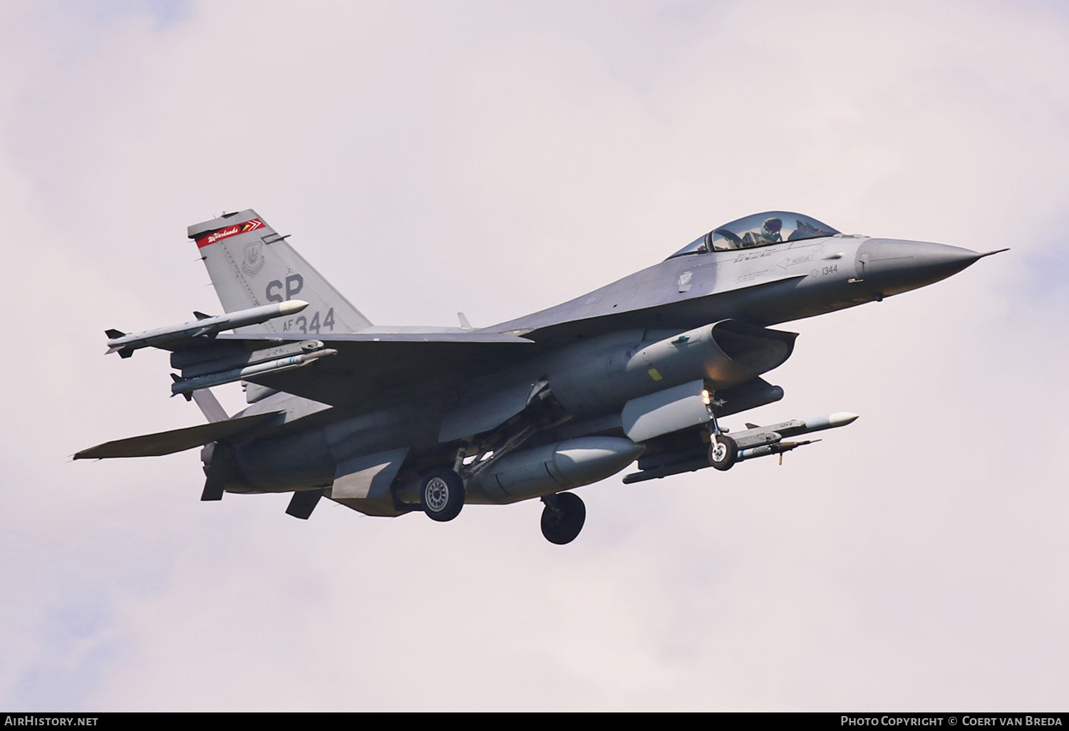 Aircraft Photo of 91-0344 / AF91-344 | General Dynamics F-16CM Fighting Falcon | USA - Air Force | AirHistory.net #798682