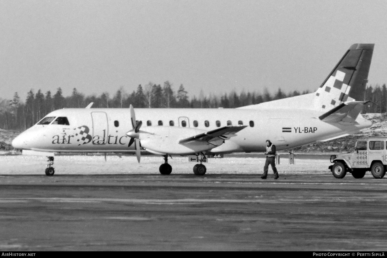 Aircraft Photo of YL-BAP | Saab 340A | AirBaltic | AirHistory.net #798729