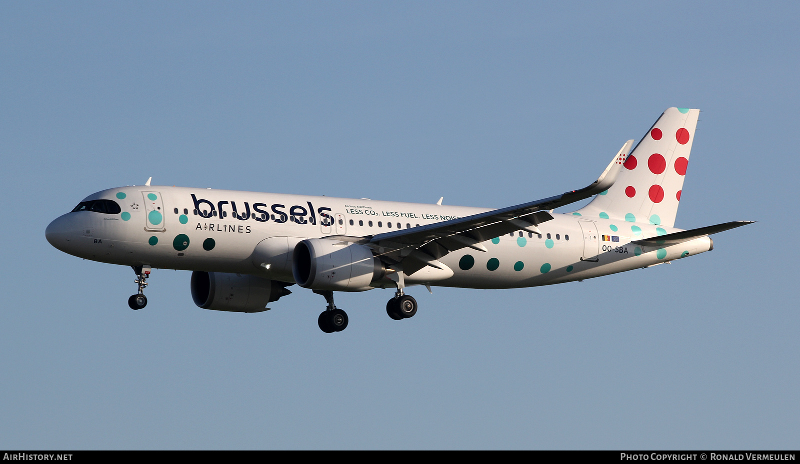 Aircraft Photo of OO-SBA | Airbus A320-251N | Brussels Airlines | AirHistory.net #798739