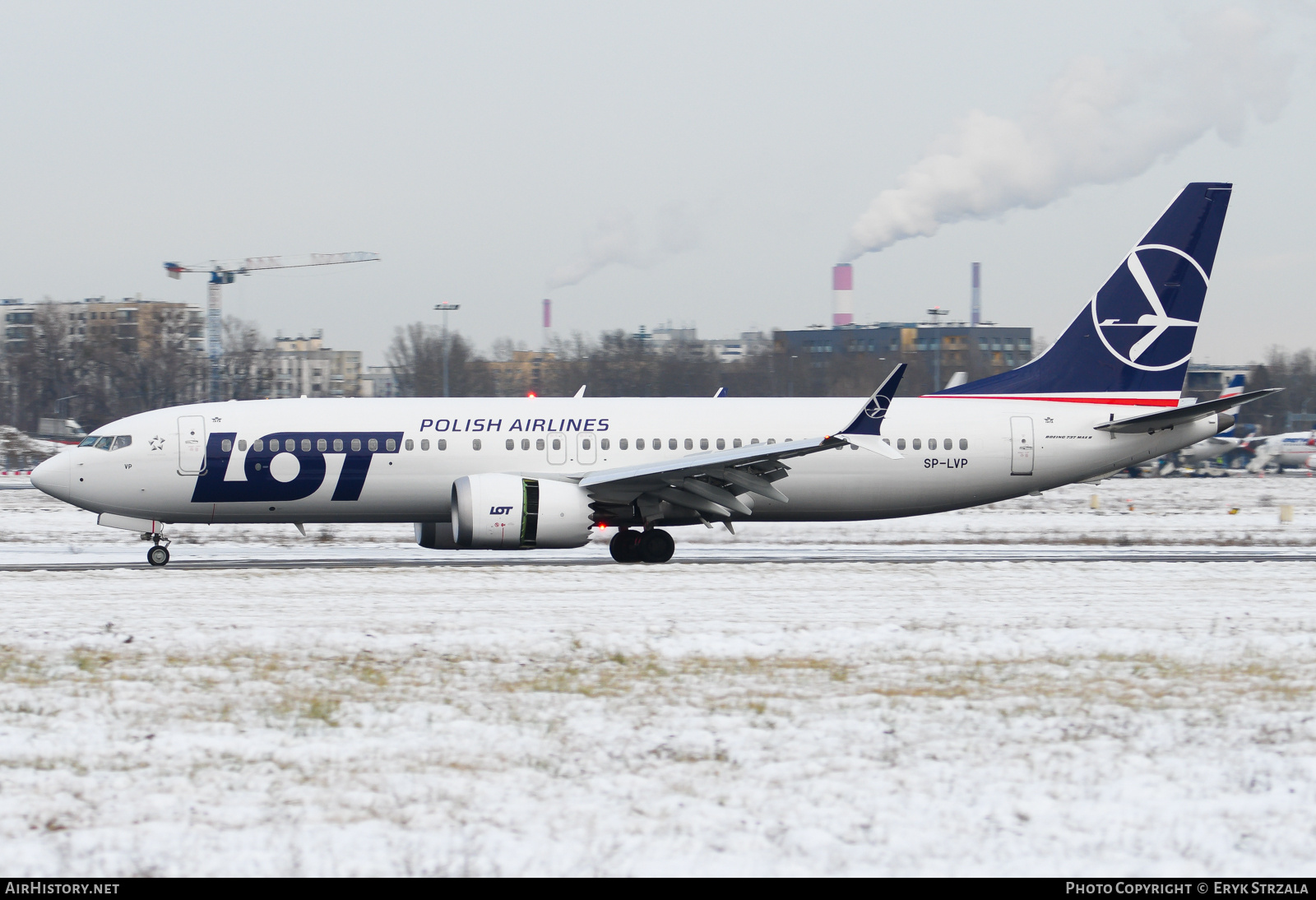 Aircraft Photo of SP-LVP | Boeing 737-8 Max 8 | LOT Polish Airlines - Polskie Linie Lotnicze | AirHistory.net #798755