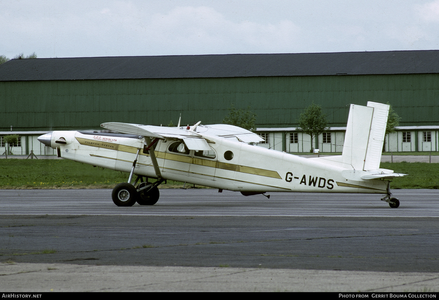 Aircraft Photo of G-AWDS | Pilatus PC-6/B1-H2 Turbo Porter | ADS Aerial | AirHistory.net #798775