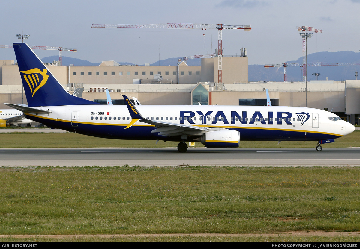 Aircraft Photo of 9H-QBR | Boeing 737-8AS | Ryanair | AirHistory.net #798822