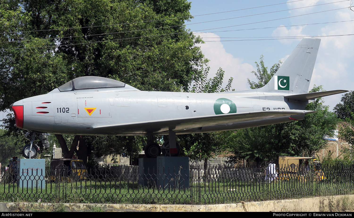 Aircraft Photo of 53-1102 | North American F-86F Sabre | Pakistan - Air Force | AirHistory.net #798829