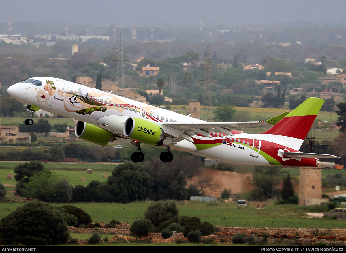 Aircraft Photo of YL-ABX | Airbus A220-300 (BD-500-1A11) | AirBaltic | AirHistory.net #798830