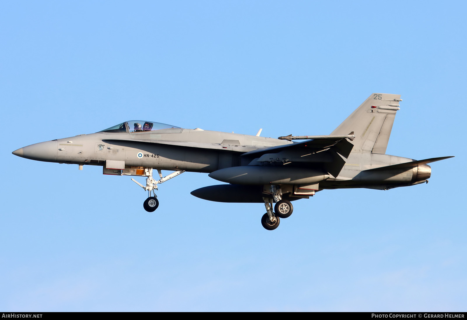 Aircraft Photo of HN-425 | McDonnell Douglas F/A-18C Hornet | Finland - Air Force | AirHistory.net #798861