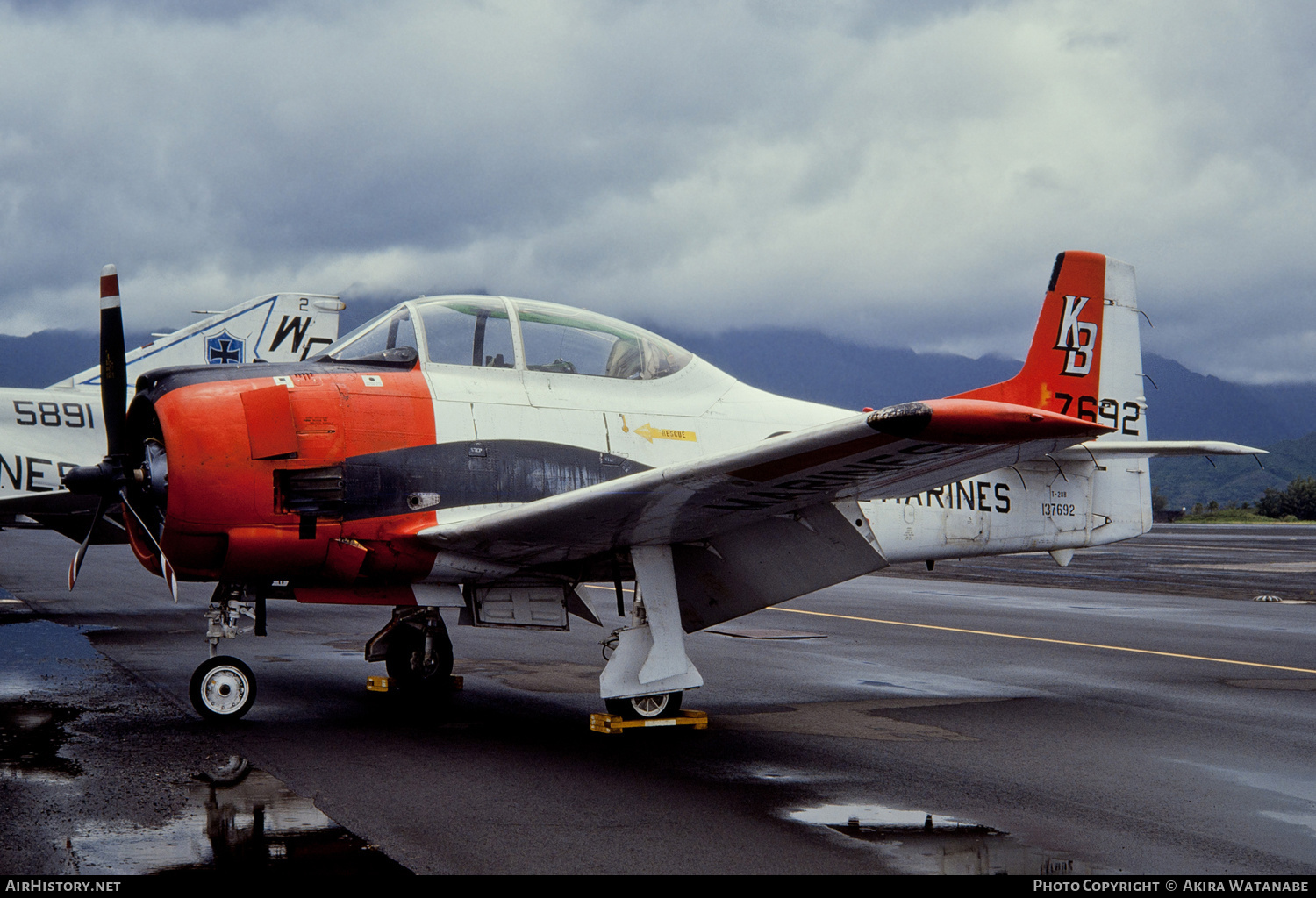 Aircraft Photo of 137692 / 7692 | North American T-28B Trojan | USA - Marines | AirHistory.net #798866