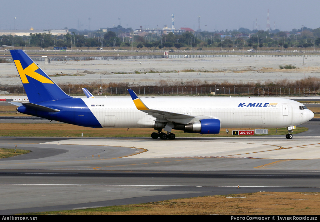Aircraft Photo of HS-KSB | Boeing 767-33A/ER(BDSF) | K-Mile Air | AirHistory.net #798876