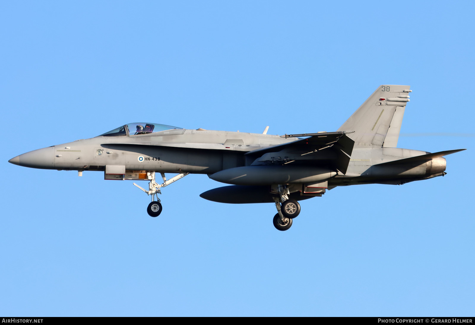 Aircraft Photo of HN-438 | McDonnell Douglas F/A-18C Hornet | Finland - Air Force | AirHistory.net #798918