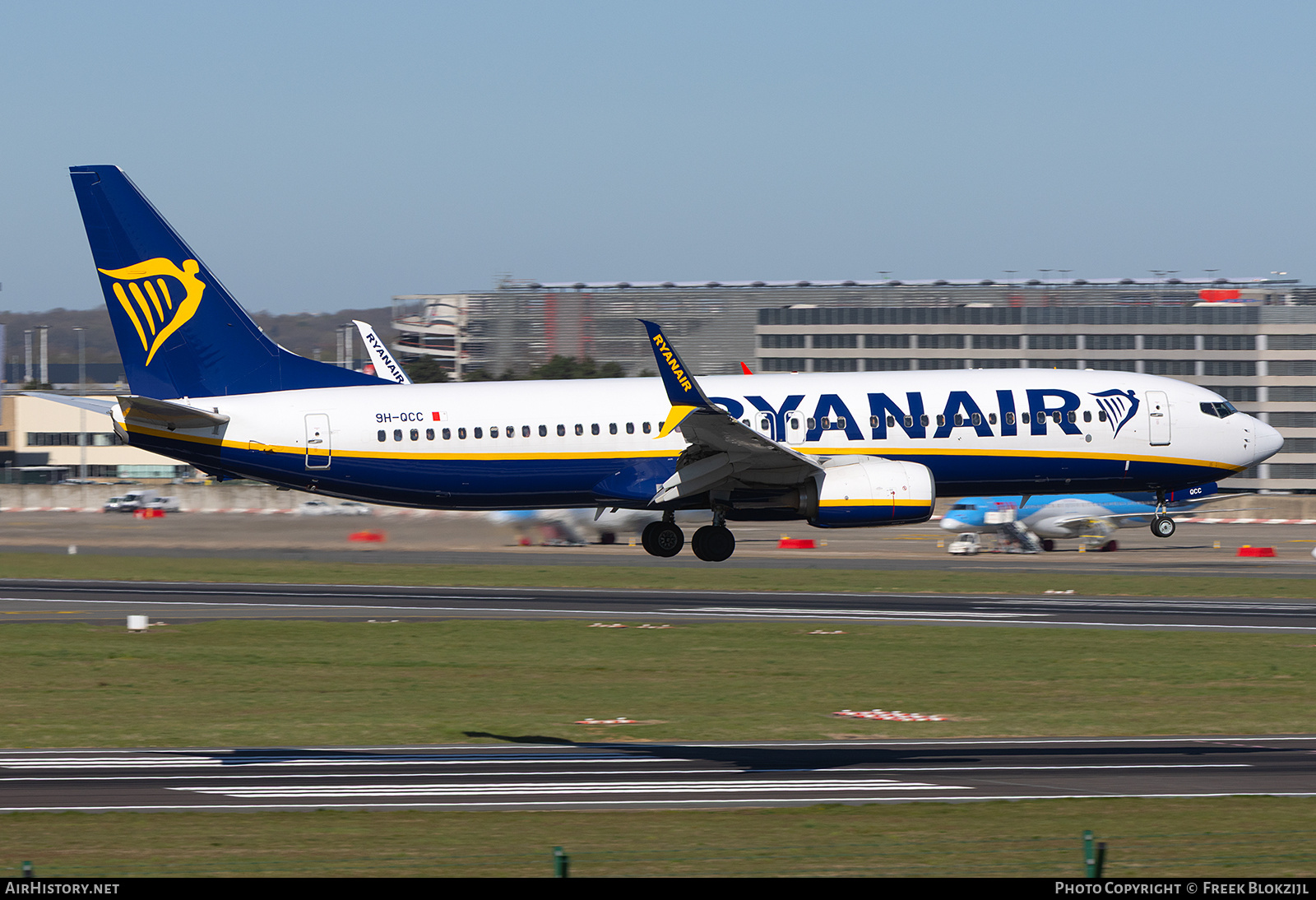 Aircraft Photo of 9H-QCC | Boeing 737-8AS | Ryanair | AirHistory.net #798935