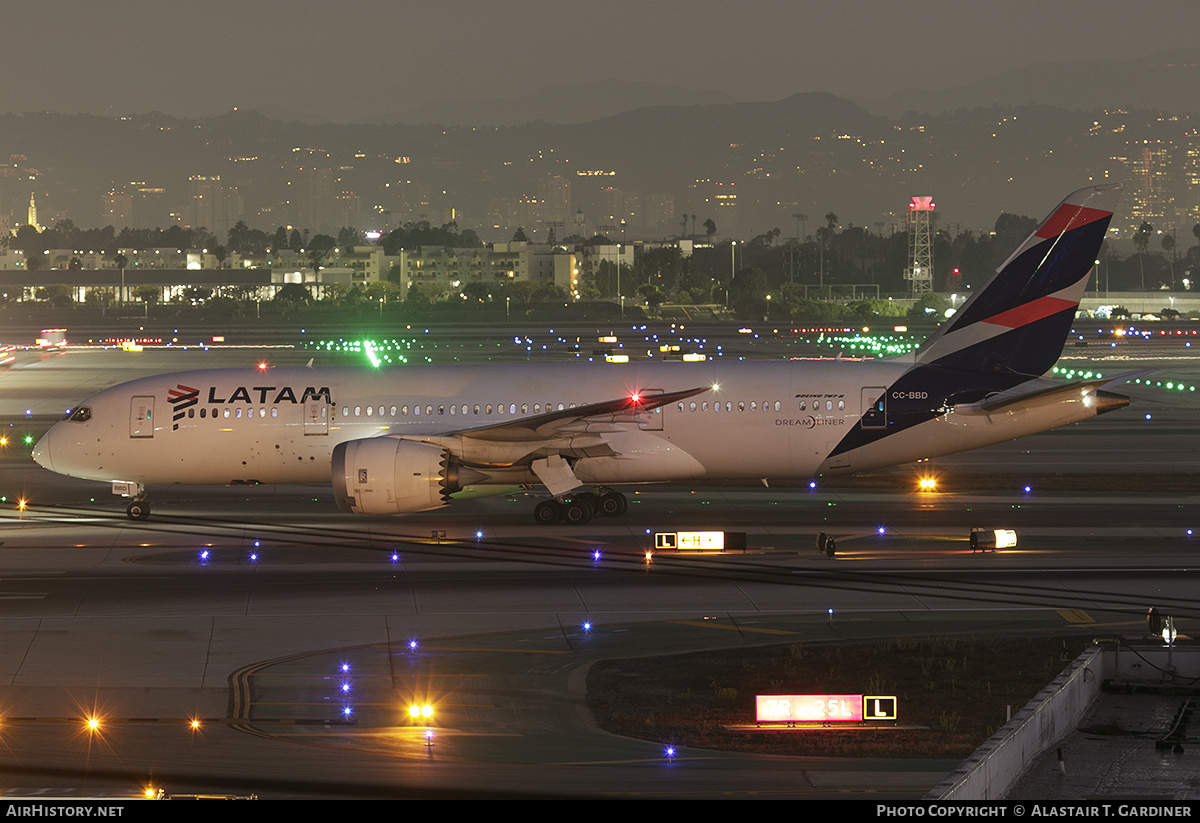 Aircraft Photo of CC-BBD | Boeing 787-8 Dreamliner | LATAM Airlines | AirHistory.net #798951