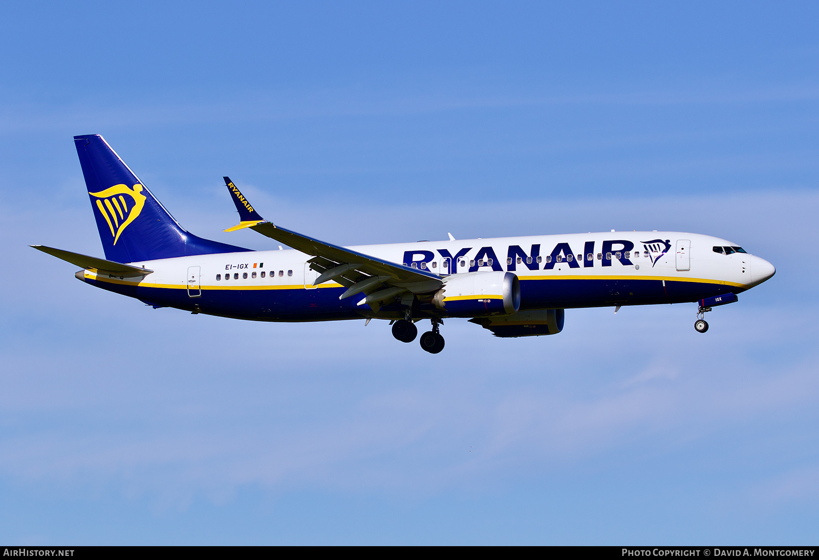 Aircraft Photo of EI-IGX | Boeing 737-8200 Max 200 | Ryanair | AirHistory.net #798972