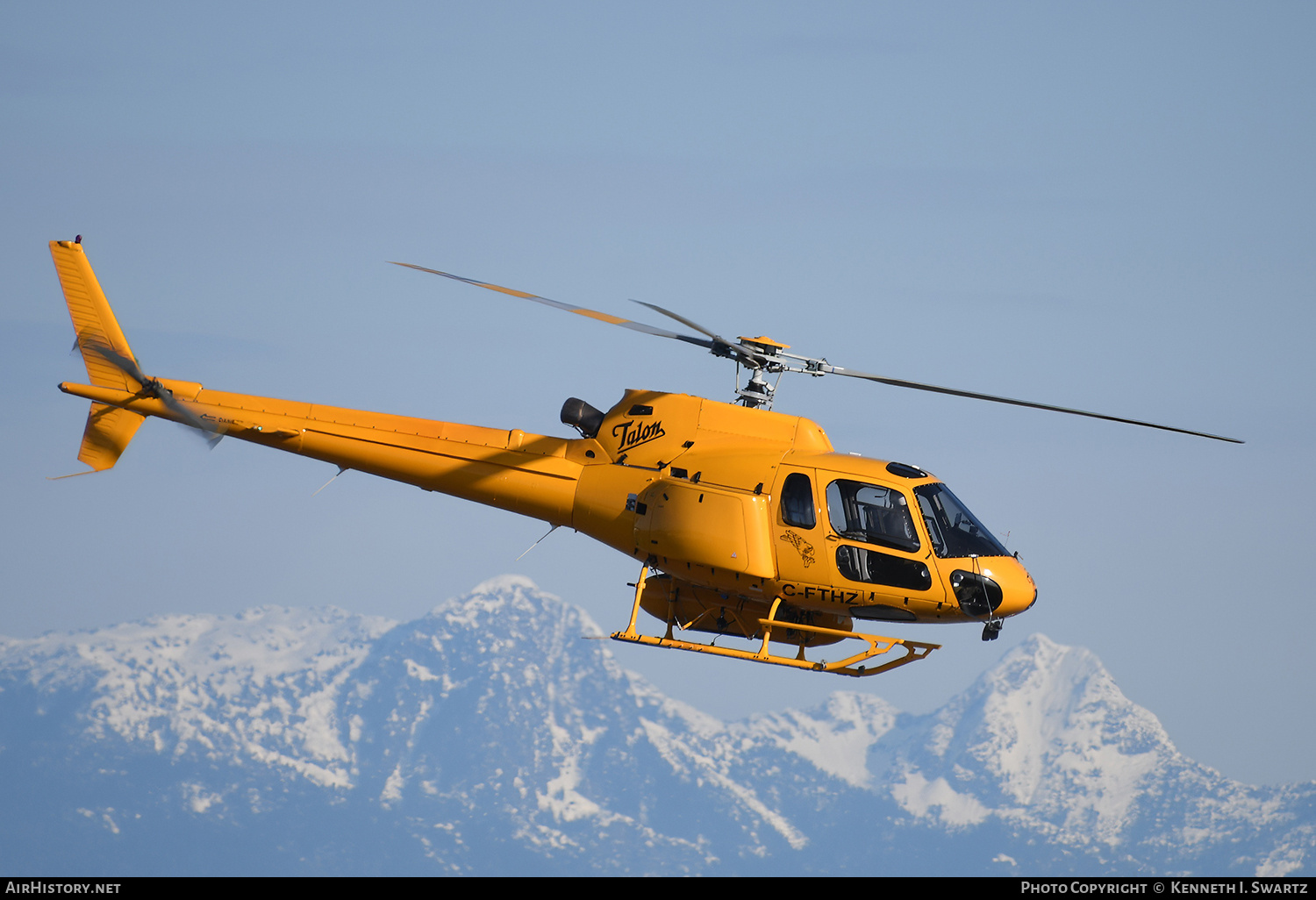 Aircraft Photo of C-FTHZ | Aerospatiale AS-350B-2 Ecureuil | Talon Helicopters | AirHistory.net #798976