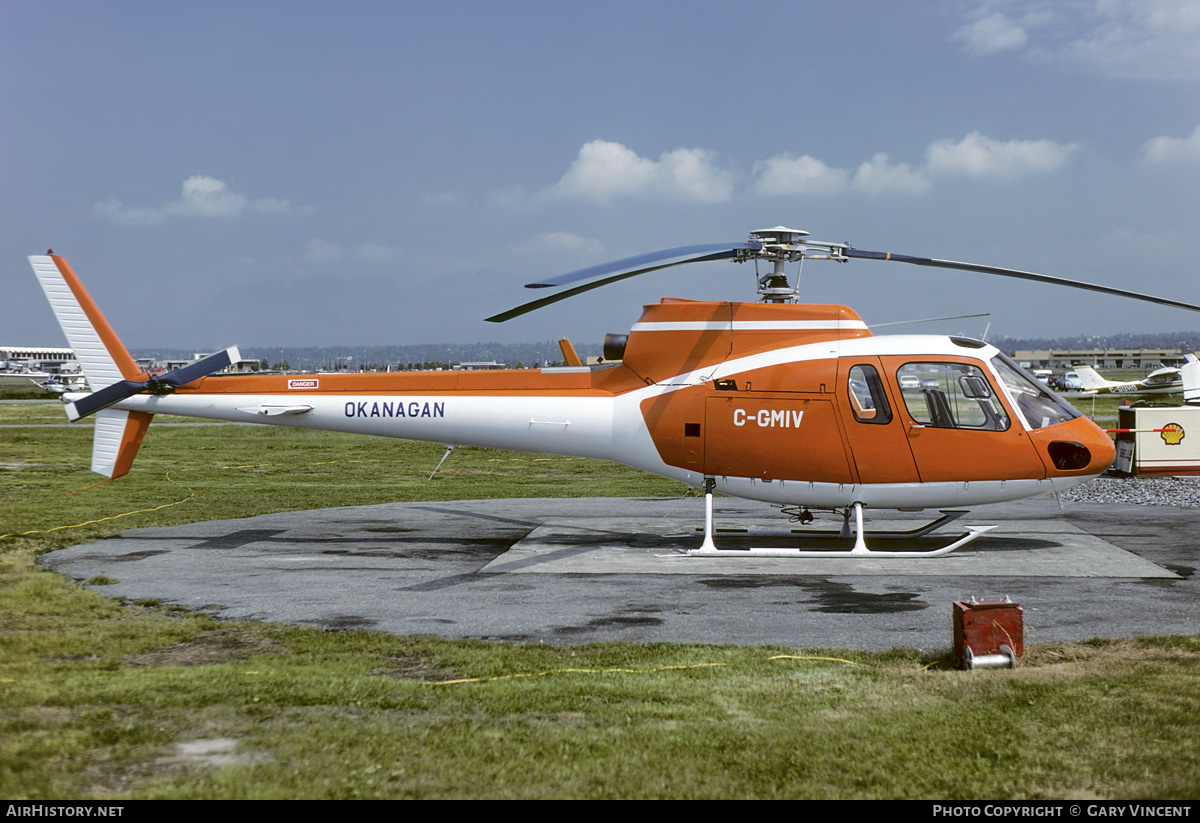 Aircraft Photo of C-GMIV | Aerospatiale AS-350D AStar Mk3 | Okanagan Helicopters | AirHistory.net #798984