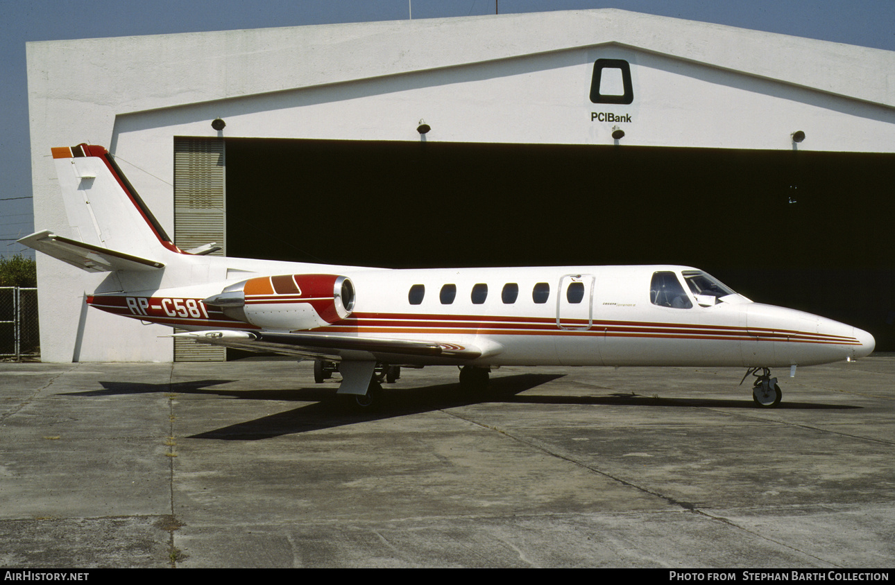 Aircraft Photo of RP-C581 | Cessna 550 Citation II | AirHistory.net #798995
