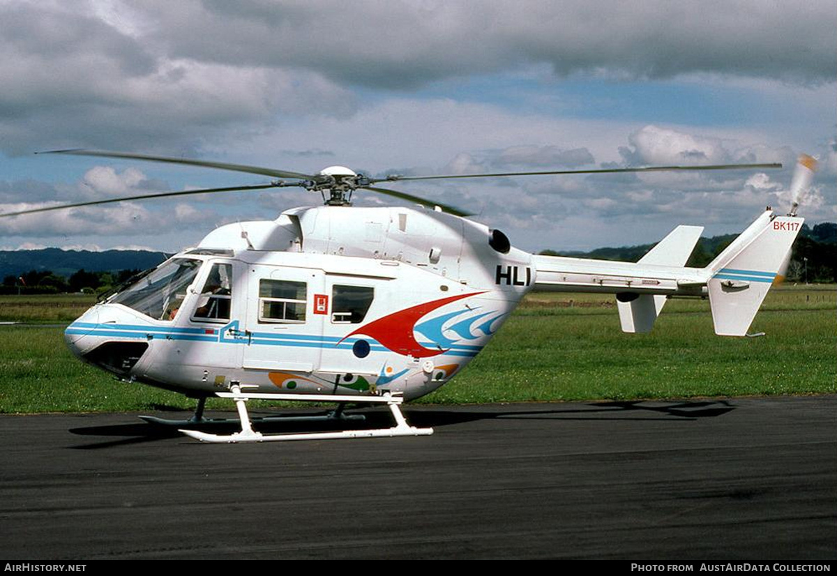 Aircraft Photo of ZK-HLI / HLI | MBB-Kawasaki BK-117B-1 | AirHistory.net #799002