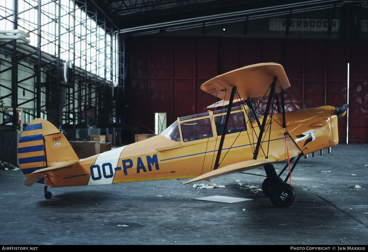 Aircraft Photo of OO-PAM | Stampe-Vertongen SV-4B | AirHistory.net #799068