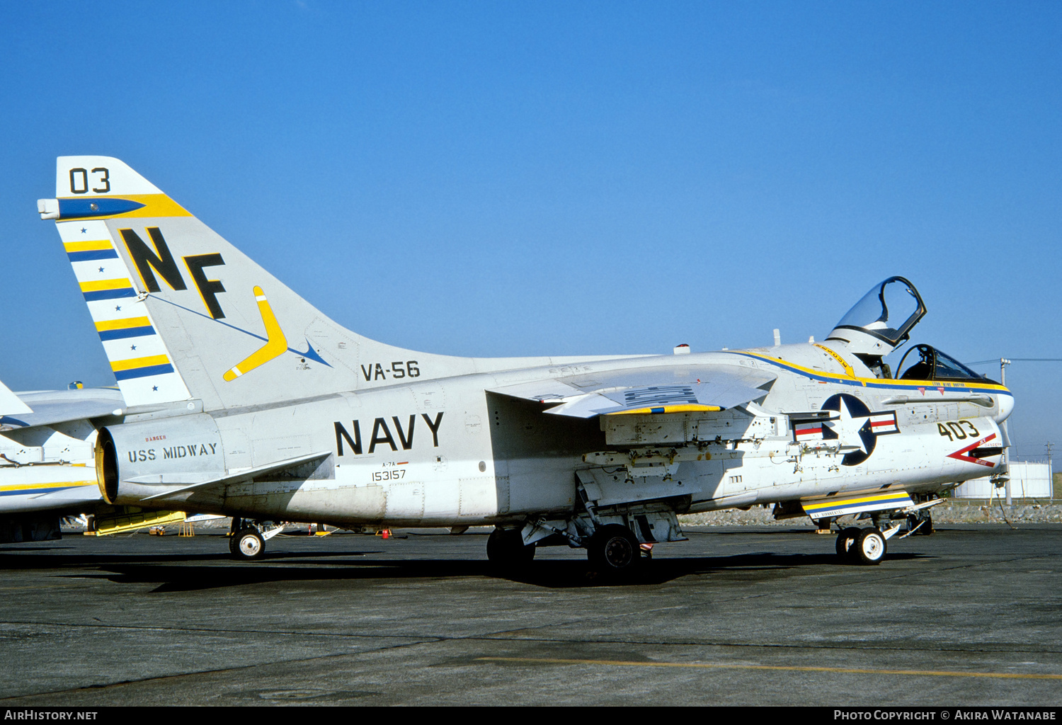 Aircraft Photo of 153157 | LTV A-7A Corsair II | USA - Navy | AirHistory.net #799072