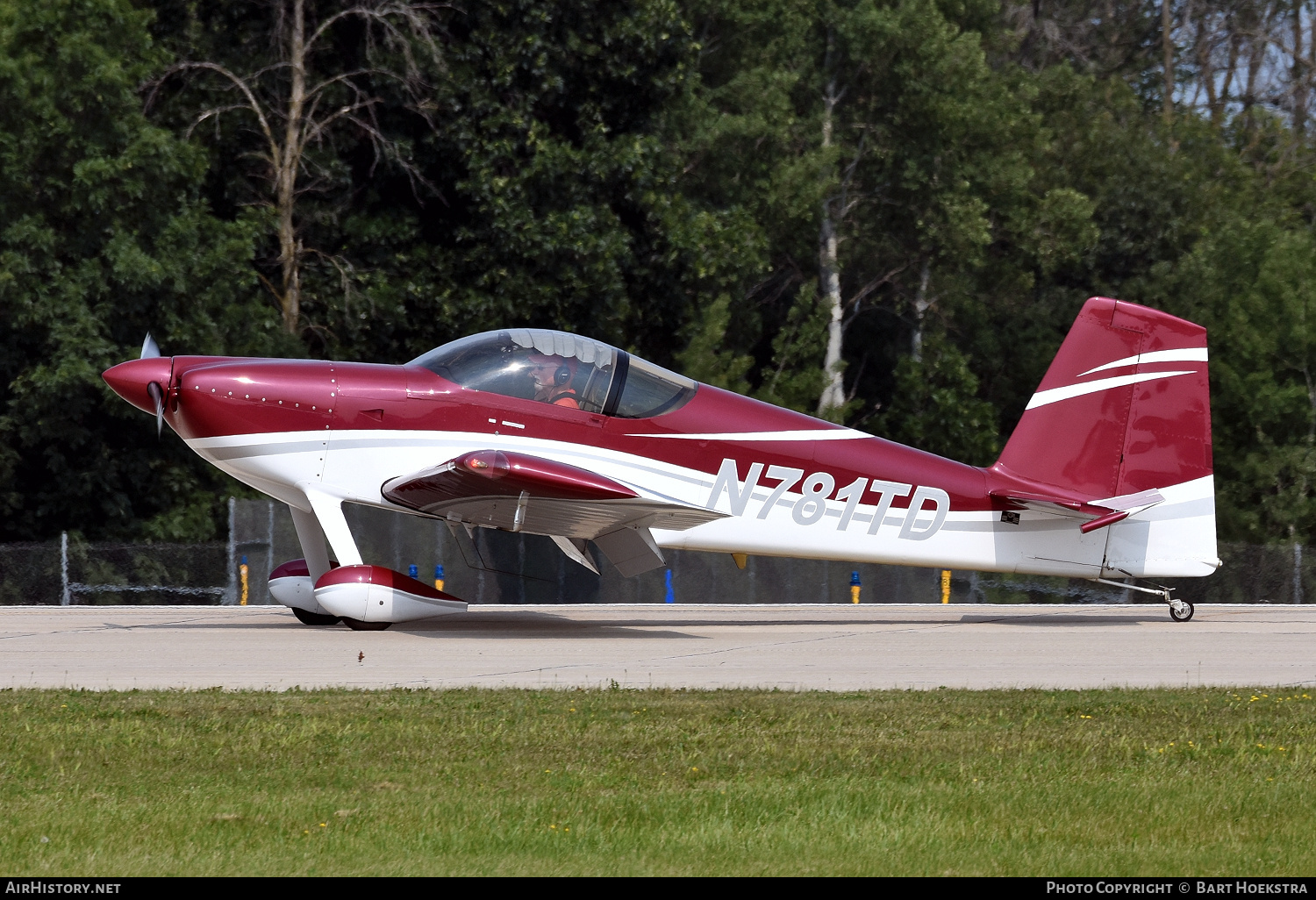 Aircraft Photo of N781TD | Van's RV-7 | AirHistory.net #799096