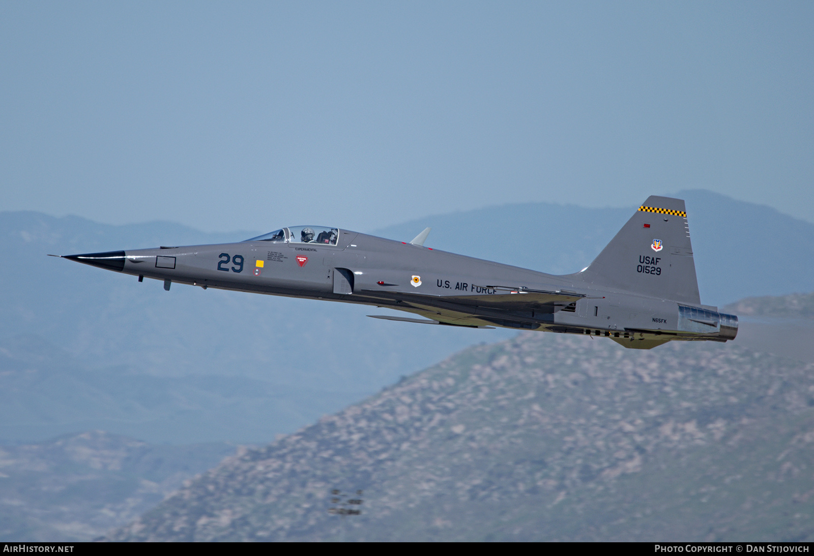 Aircraft Photo of N65FK / 01529 | Northrop F-5E Tiger II | USA - Air Force | AirHistory.net #799098