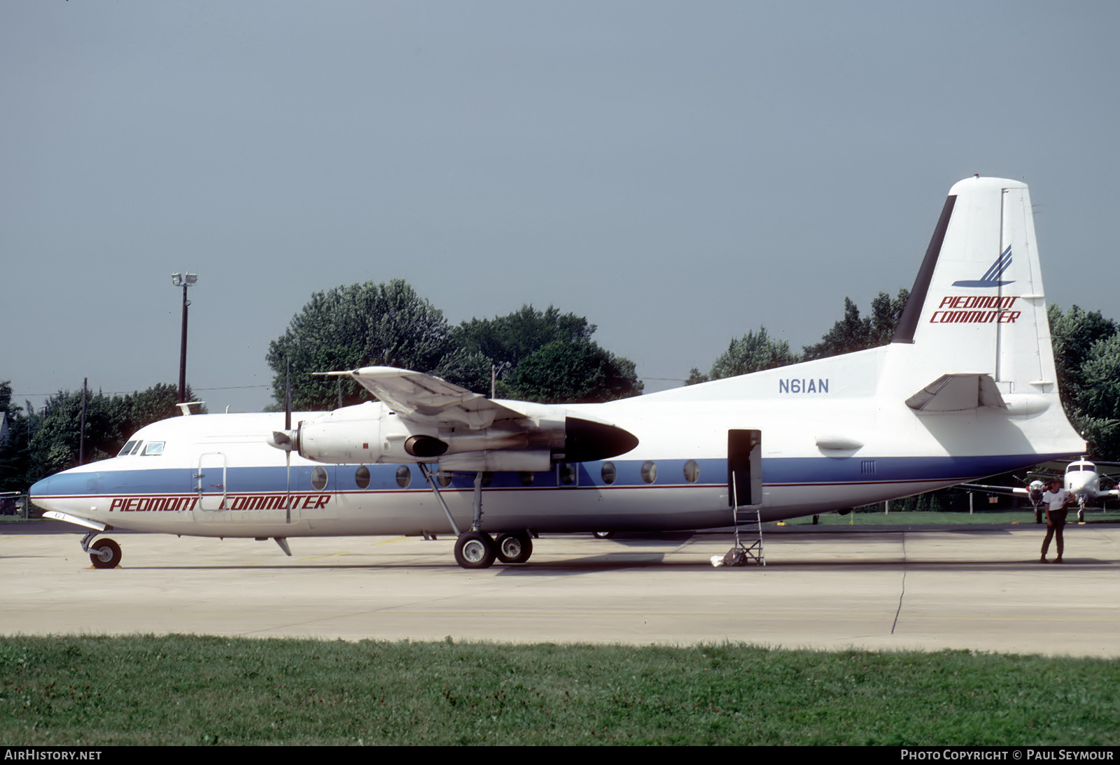 Aircraft Photo of N61AN | Fokker F27-600 Friendship | Piedmont Commuter | AirHistory.net #799109