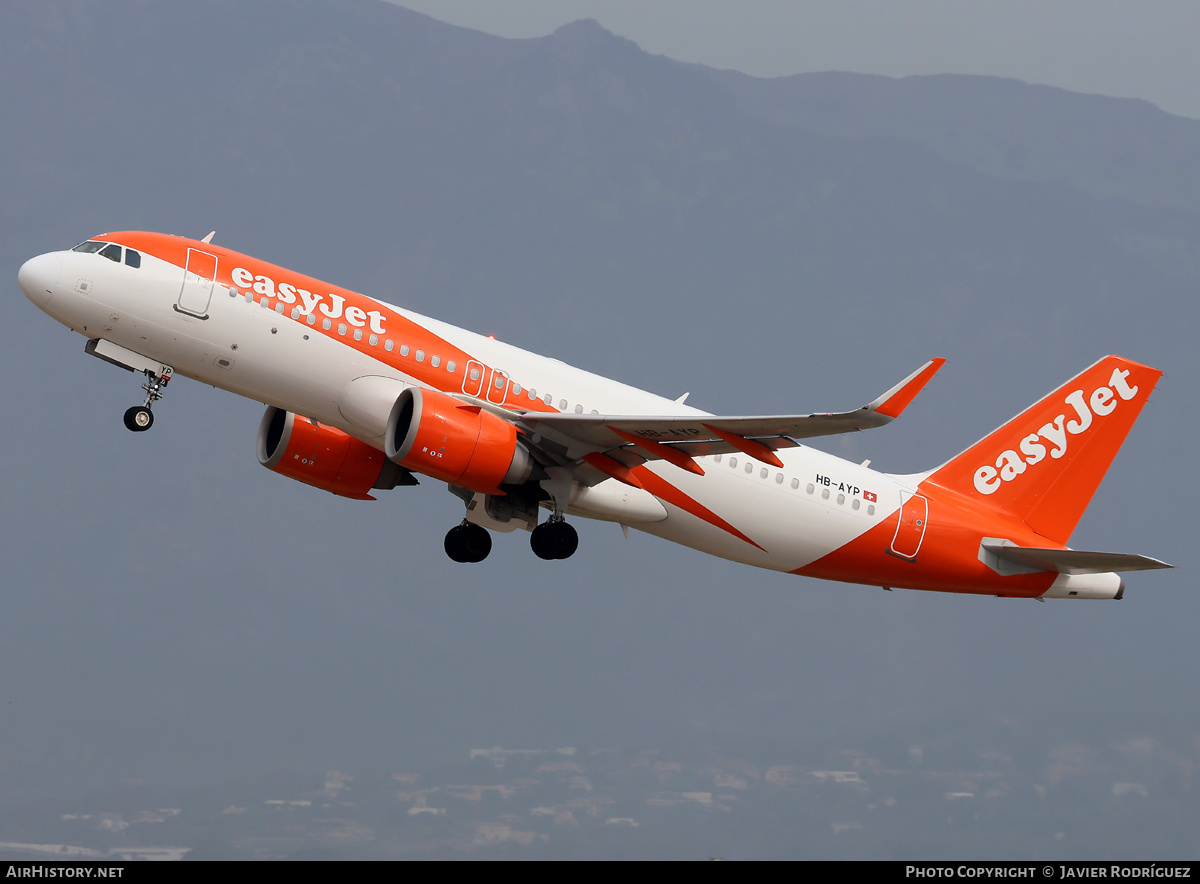 Aircraft Photo of HB-AYP | Airbus A320-251N | EasyJet | AirHistory.net #799119