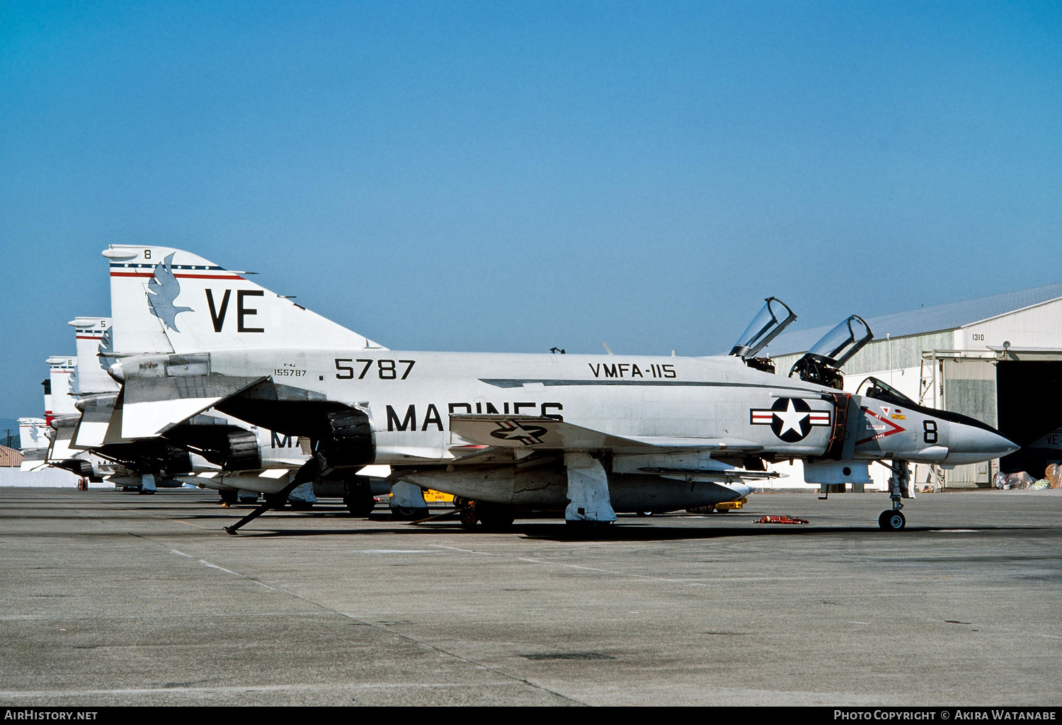 Aircraft Photo of 155787 / 5787 | McDonnell Douglas F-4J Phantom II | USA - Marines | AirHistory.net #799130