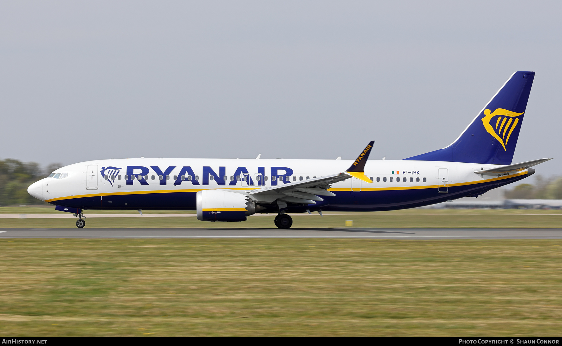 Aircraft Photo of EI-IHK | Boeing 737-8200 Max 200 | Ryanair | AirHistory.net #799171