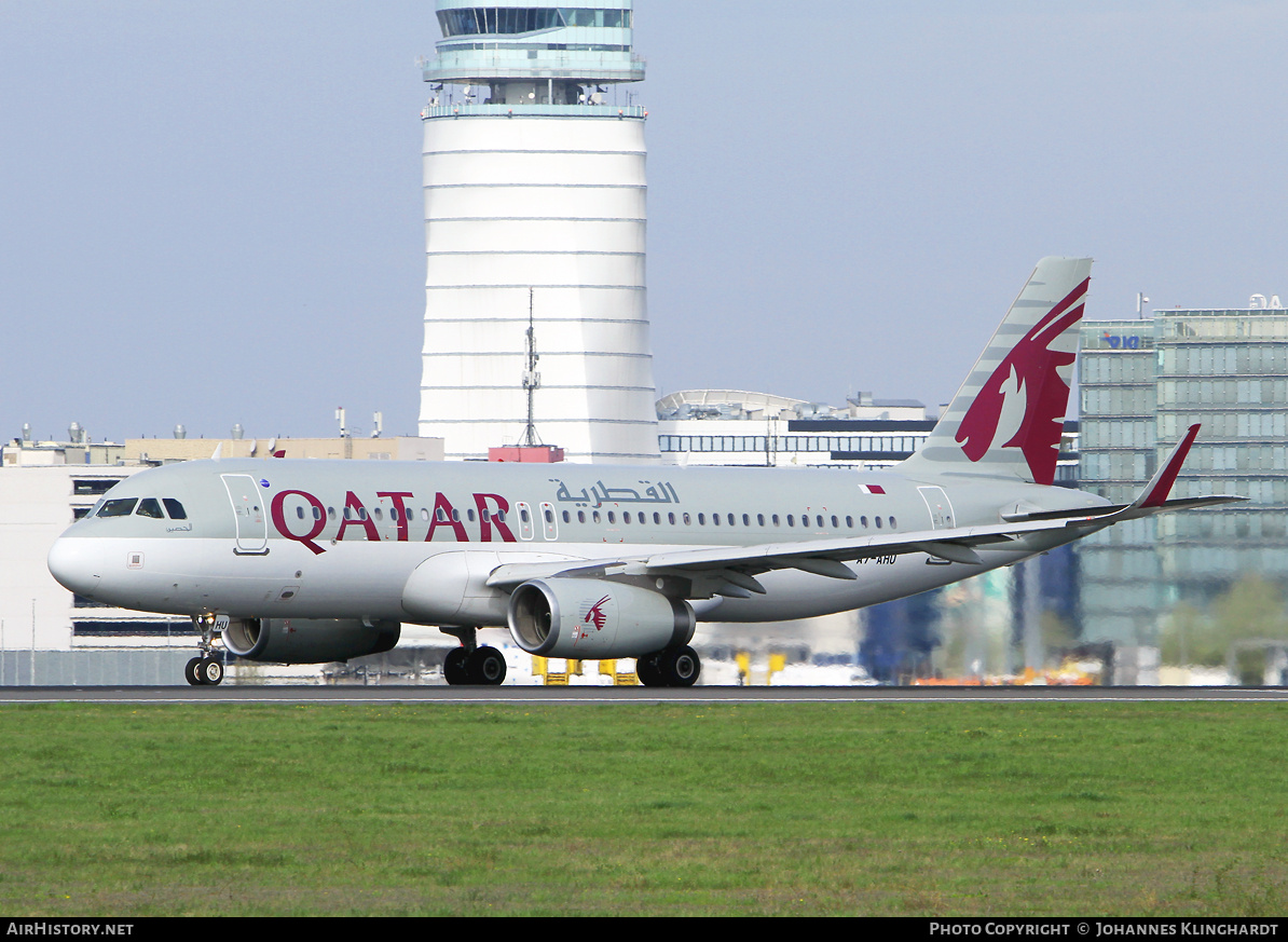 Aircraft Photo of A7-AHU | Airbus A320-232 | Qatar Airways | AirHistory.net #799180