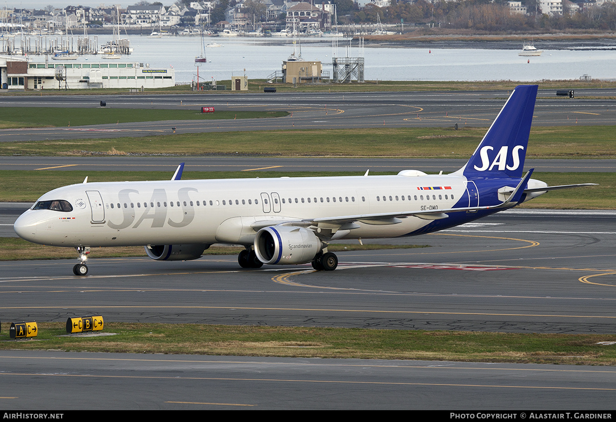 Aircraft Photo of SE-DMO | Airbus A321-253NX | Scandinavian Airlines - SAS | AirHistory.net #799183