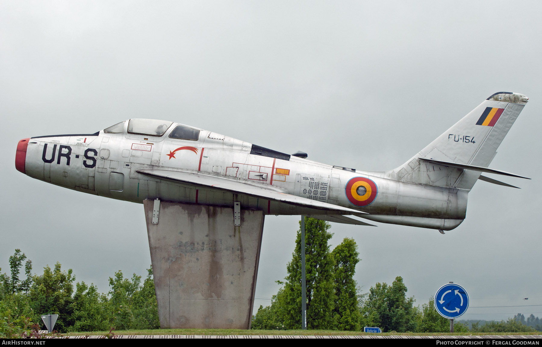 Aircraft Photo of FU-154 | Republic F-84F Thunderstreak | Belgium - Air Force | AirHistory.net #799205