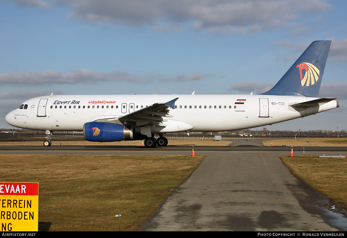 Aircraft Photo of SU-GBF | Airbus A320-231 | EgyptAir | AirHistory.net #799206