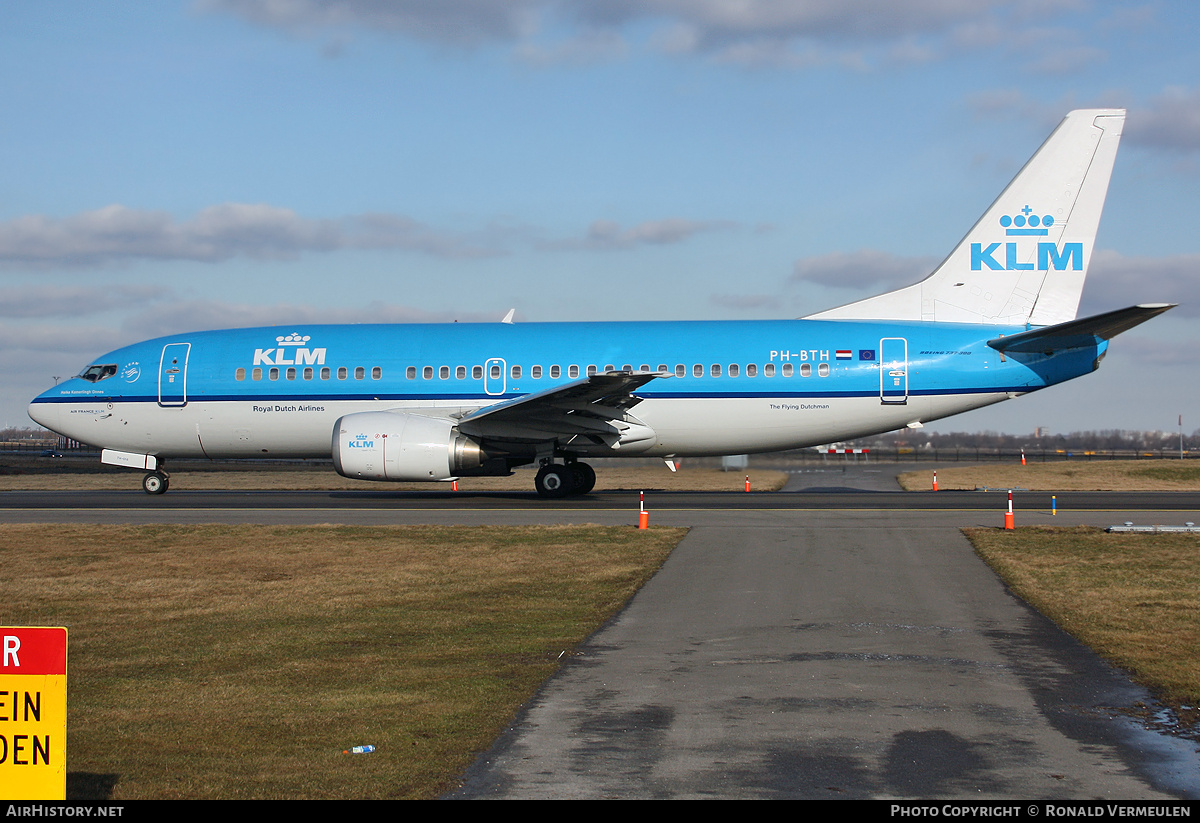 Aircraft Photo of PH-BTH | Boeing 737-306 | KLM - Royal Dutch Airlines | AirHistory.net #799217