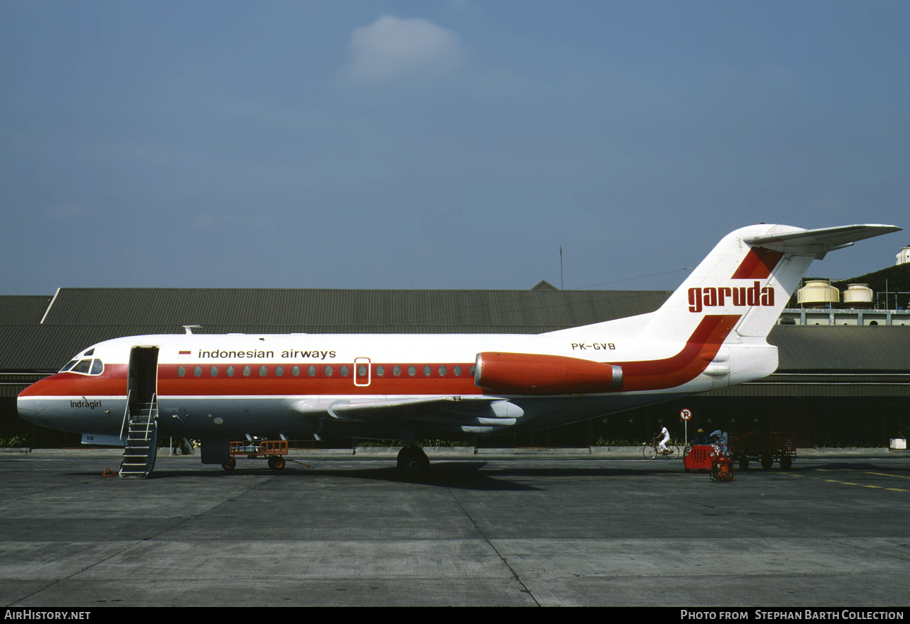Aircraft Photo of PK-GVB | Fokker F28-1000 Fellowship | Garuda Indonesian Airways | AirHistory.net #799279